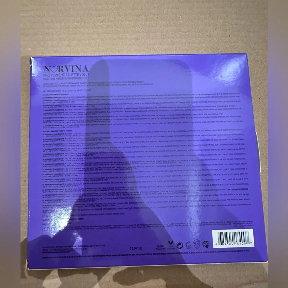 norvina pro pigment palette vol 1